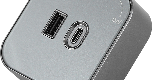 راس فيش مجرى مربع جرافيت مجوز USB+TYPE-C توفل