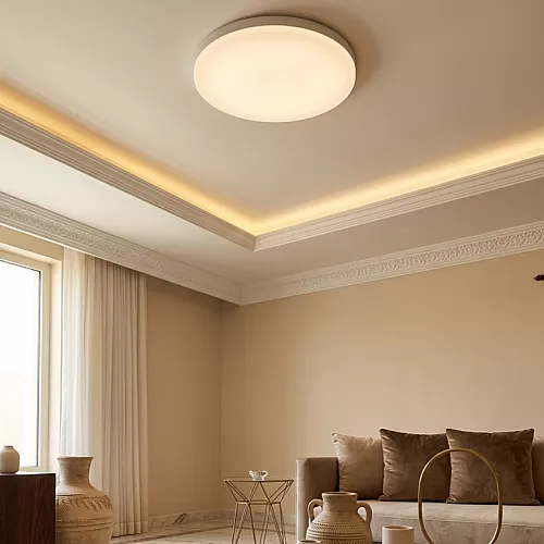 لطش دائري ابيض 3اضاءات قطر 26 سم 15 واط