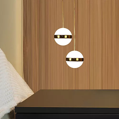 علاقي مودرن ذهبي لون الانارة 3اضاءات 25 واط مفرد