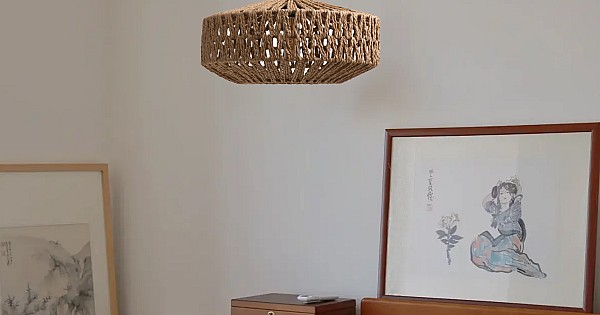 علاقي خيزران E27*1L قطر 350 ملم