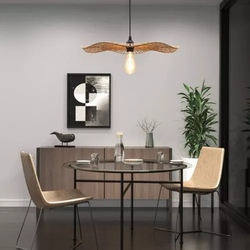علاقي خيزران اسود E27*1L قطر 650 ملم