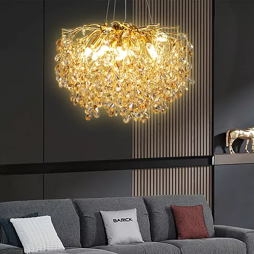 ابليك حائط جداري مودرن فضي مع رمادي مع شفاف ثنائي E14*2L