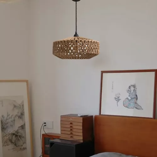 نجف مودرن بني E27*1 مقاس 650 ملم