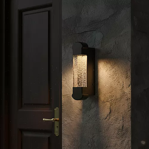 إضاءة جدارية اسود +ذهبي E14*2