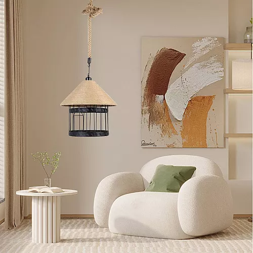 علاقي مودرن اسود E27*3
