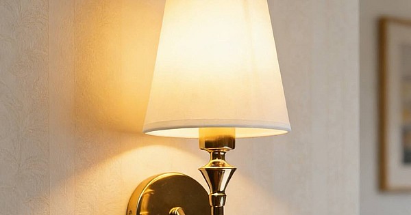 إضاءة أبليك حائط مودرن ذهبي E14*1L