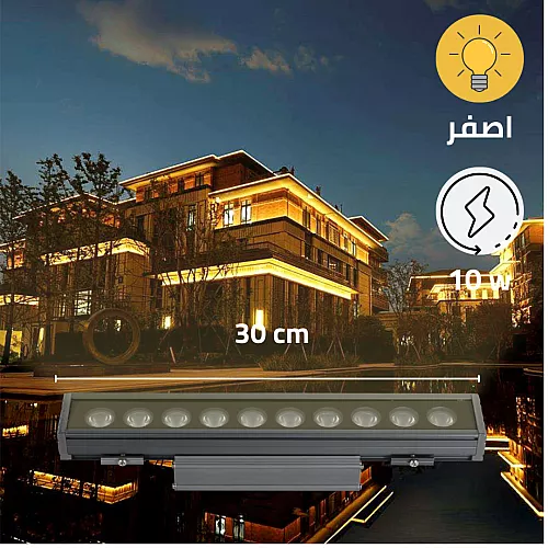 كشاف بوابة ابيض بالكامل بتصميم مكعب عصري وقاعدة GU10