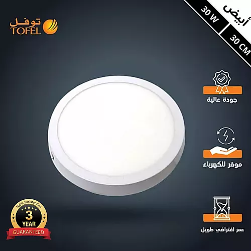 كشاف خارجي لون الانارة ابيض فلود لايت 100 واط توفل