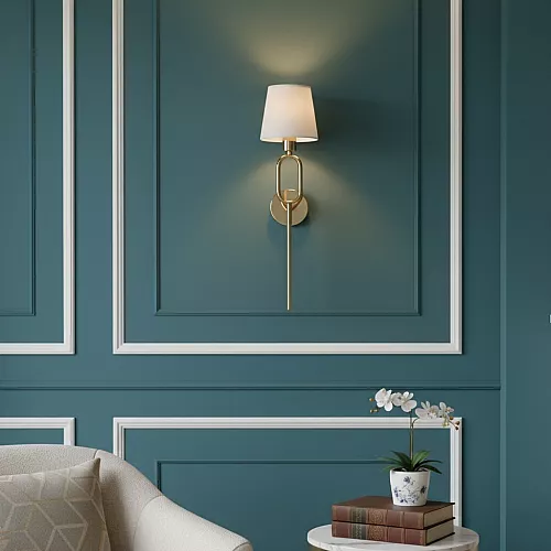 ابليك حائط جداري مودرن ذهبي E14*1L مفرد