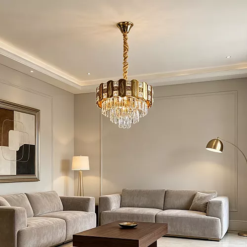 إضاءة جدارية مودرن ذهبي E14*2