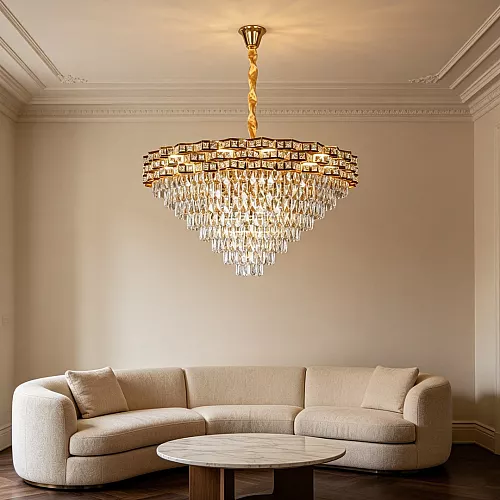 علاقي مودرن ذهبي E14*10 مقاس 800*300 ملم