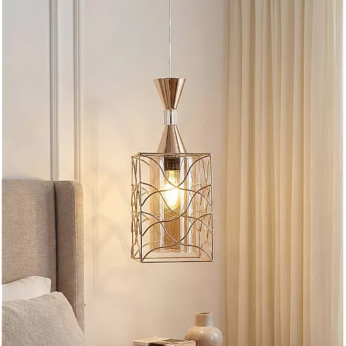 علاقي مودرن ذهبي E27*3