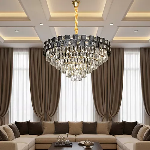 إضاءة جدارية مودرن اسود +ذهبي E14*2