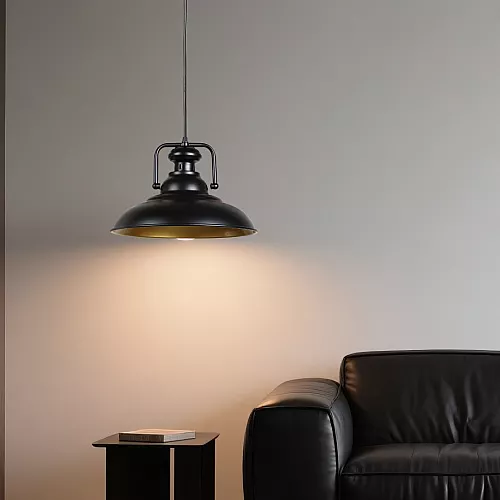 علاقي مودرن اسود + رمادي E27*1