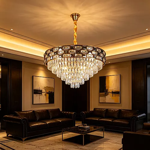 علاقي مودرن ذهبي E14*15