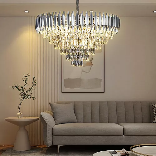 علاقي مودرن فضي+ سلفر E14*3