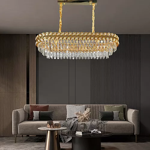 علاقي مودرن ذهبي E14*10 مقاس 80*30 سم