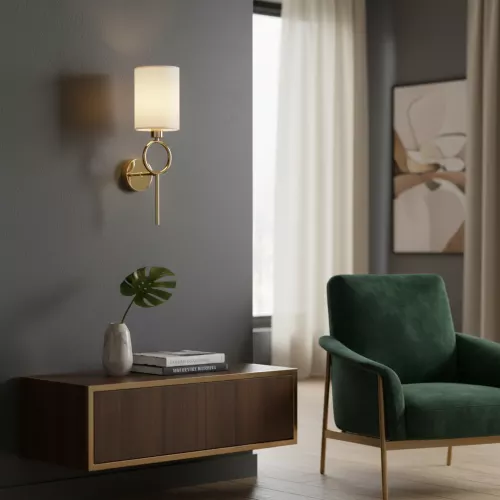 إضاءة جدارية مودرن ذهبيE14*1