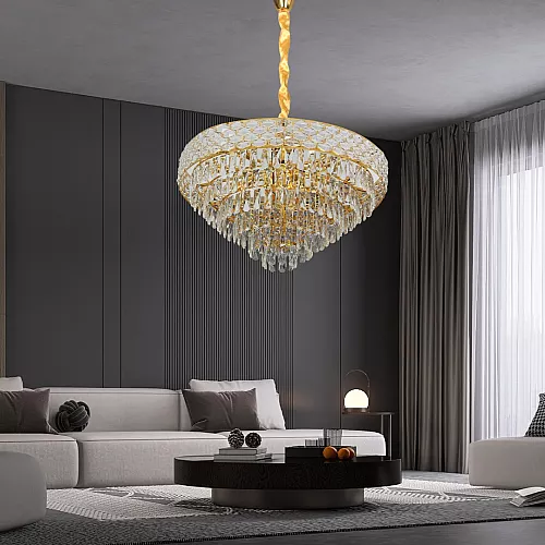علاقي مودرن ذهبي E14*15 مقاس 800 ملم