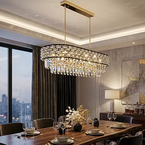 علاقي مودرن ذهبي E14*15
