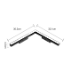 كشاف مجرى مسطرة بنل زاوية L المطور 4CCT لون الانارة قابلة للتغيير (3K,4K,6.5K ,3CO) ثلجي 24 واط ( المخفي | يحتاج ترنس )