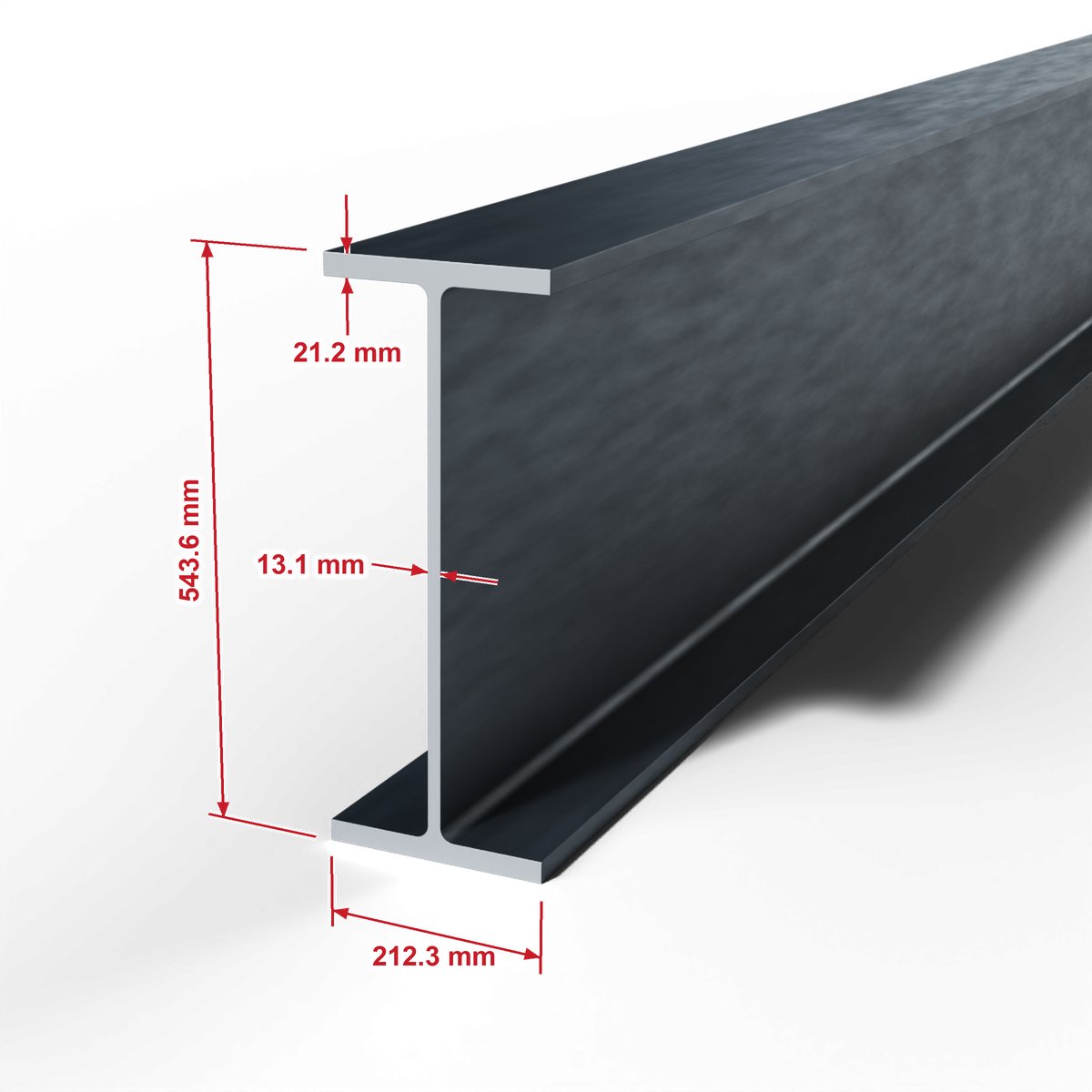 كمرة عريضة الحافة W-Beams ASTM A572 Gr.50
