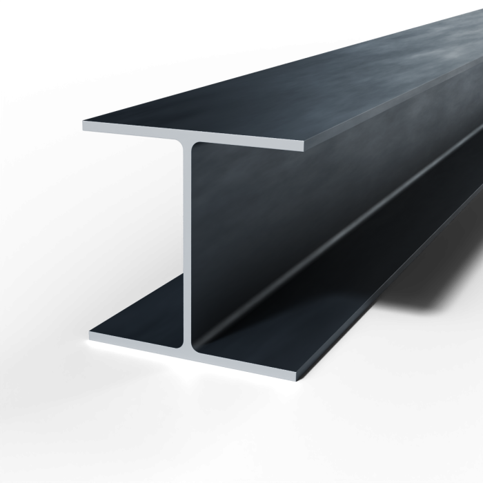 كمرة واسعة الجناح W-Beams ASTM A992 مقاس 152.1×152.1 مم طول 12000 مم