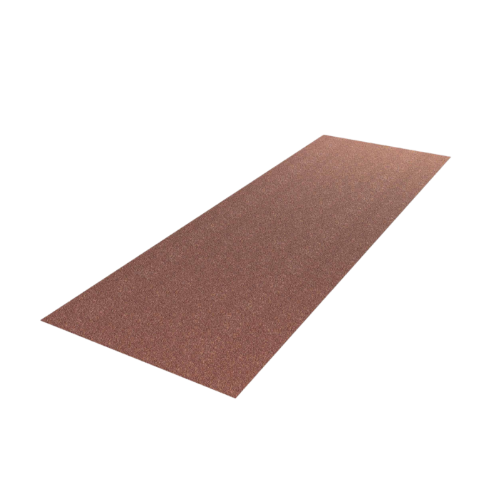 قرميد معدني للأسقف (السطح: Flat - اللون: Red StoneChip)