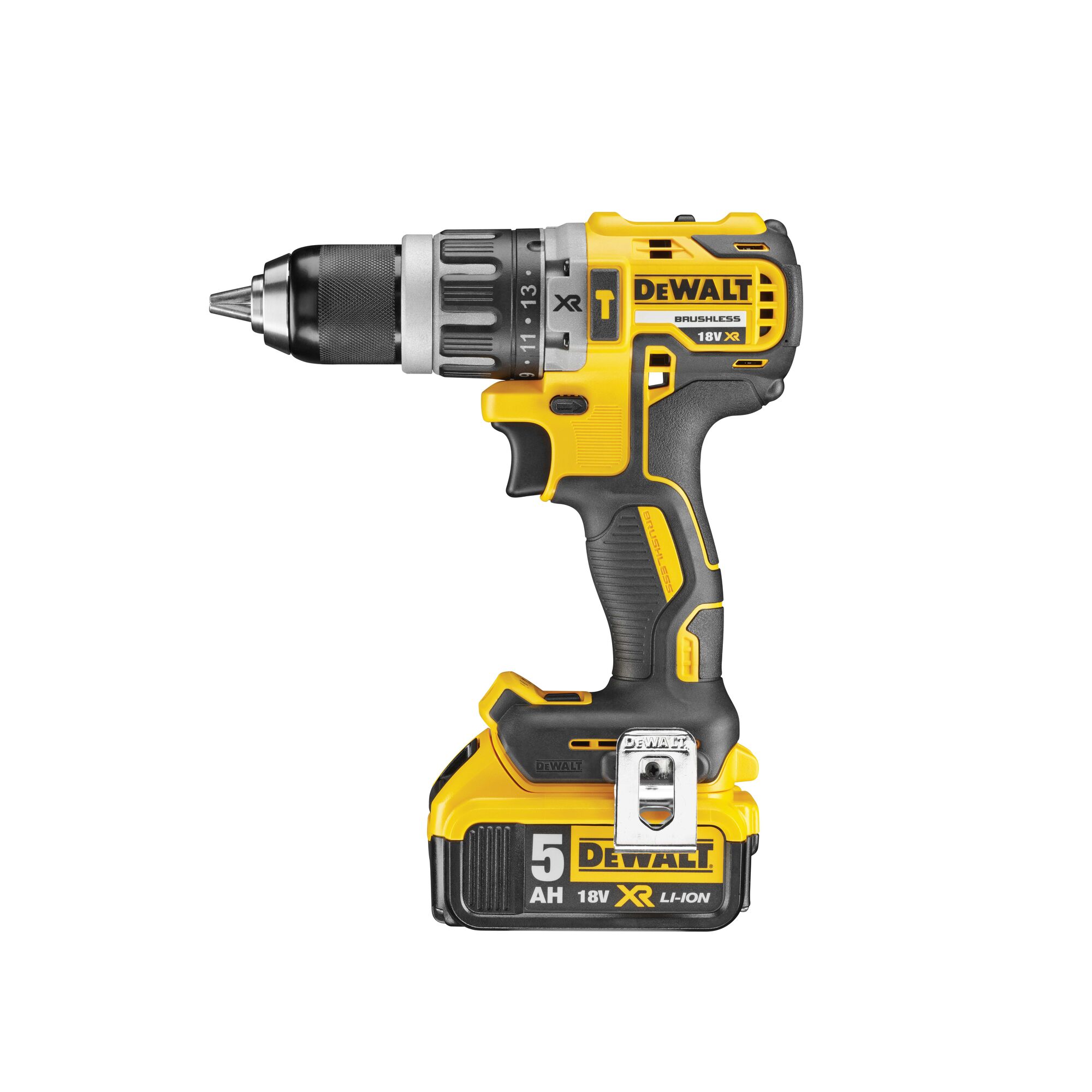ديوالت دريل هلتي لاسلكي 18 فولت XR بدون فحمات - DCD796P2-GB
