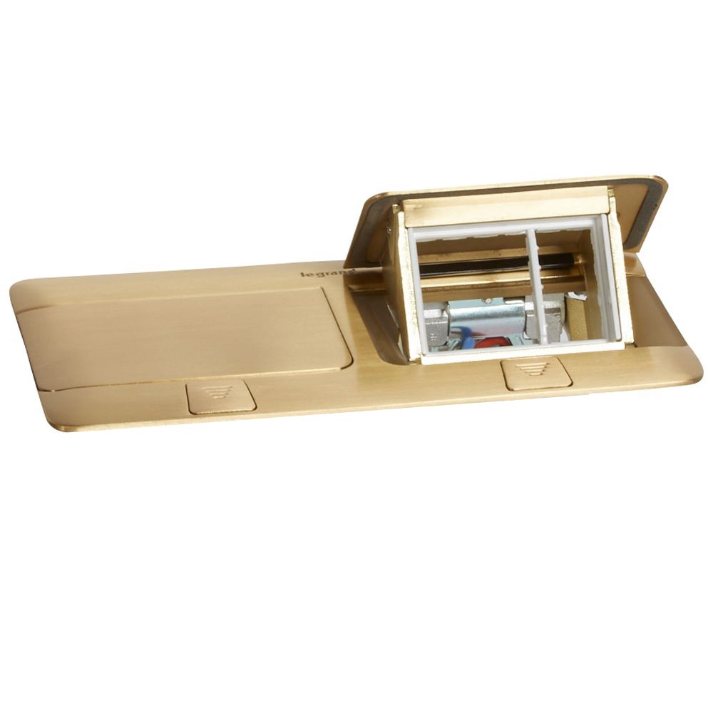 علب أرضية منبثقة من ليجراند (اللون: Brass - module_capacity: 3 Modules)