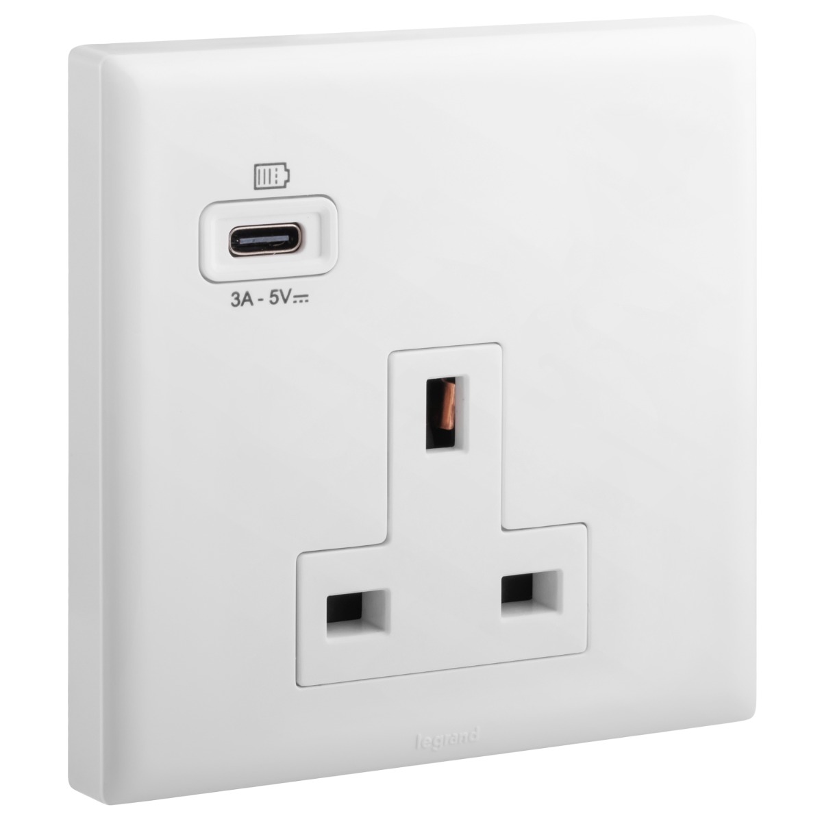 مجموعة أفياش ليجراند Eloe (gangs: 1 Gang - switch_function: Unswitched - port_type: Without USB)
