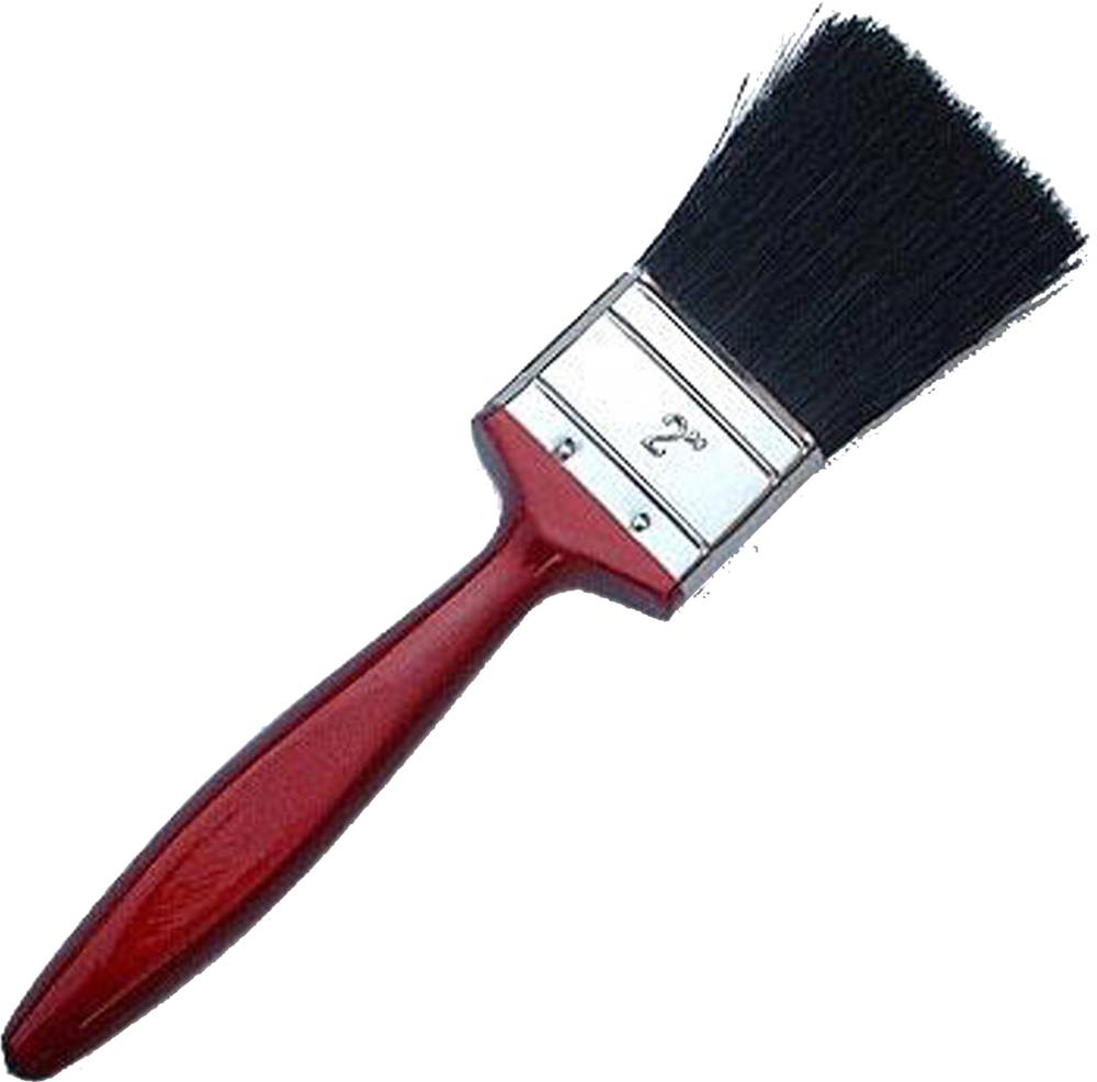 Paint Brush - 3" X 5/8" - Red-Black-Silver