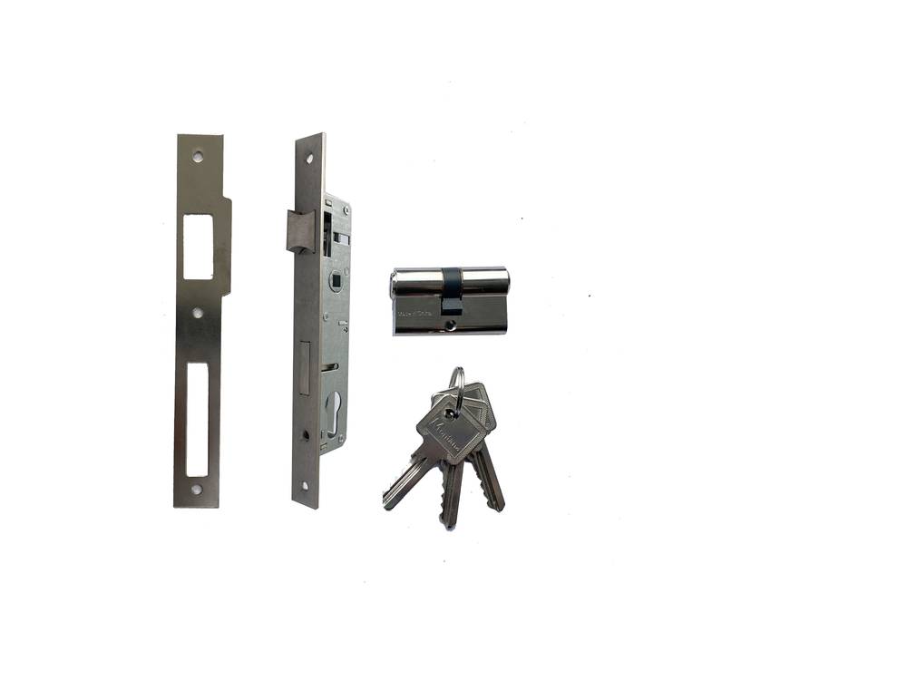 كالون باب ألمنيوم | MONTANA - 20 mm  CYLINDER 56 mm / DOMUS Type - NICKEL