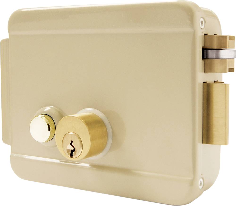 كالون باب حديد كهربائي | KALE - 60 mm  -  RIGHT / 5 Keys - BEIGE