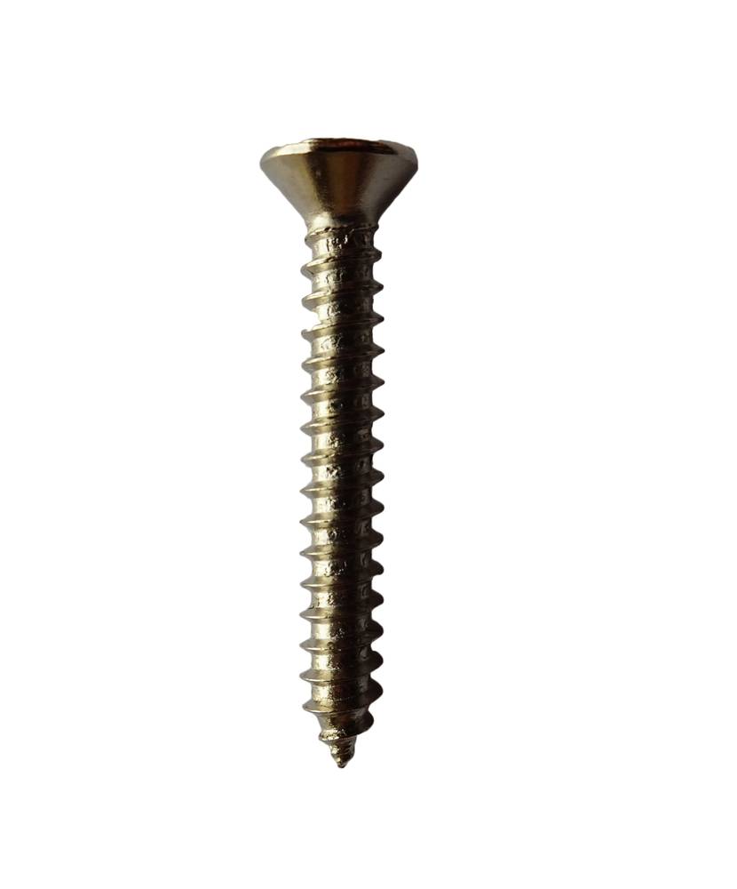 برغي سن صاج، مطلي نيكل | TAS - فضي - 3/4" X 6