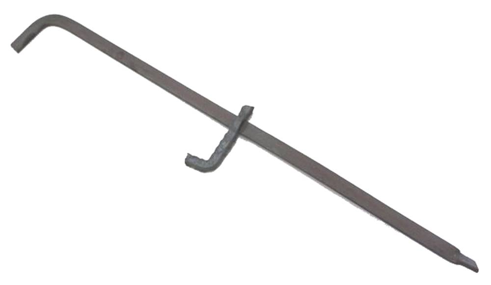 ملزمة حديد قمطة - 100 cm  8X25 mm - اسود