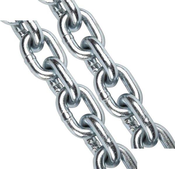 Galvanized iron chain - 5 mm - Silver