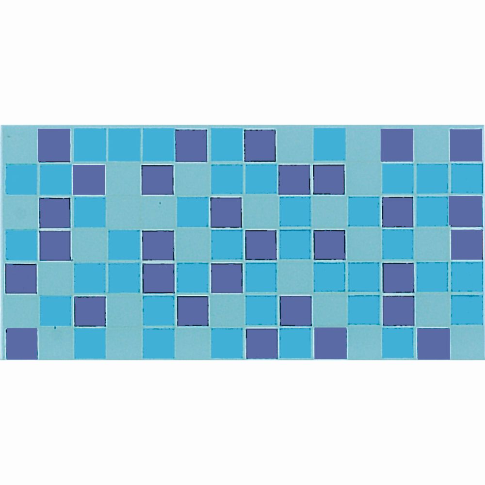 بلاط مسابح 12×24×0.9 سم - أزرق
