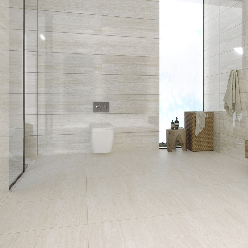 بلاط أرضيات 60×60×1.0 سم بيج فاتح مطفي – موديل FT 250-11720