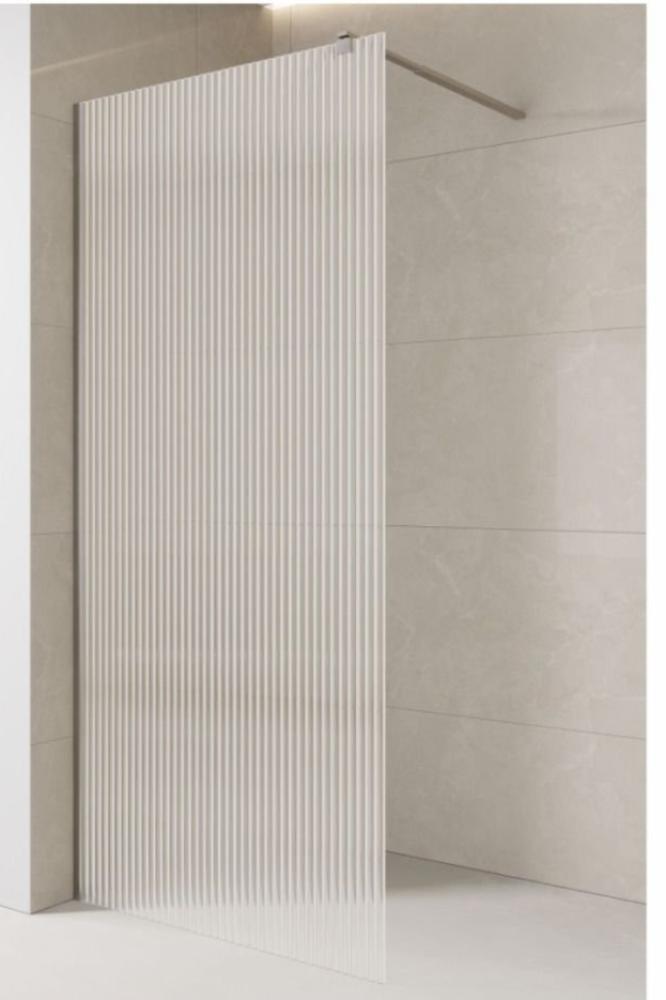 حاجز دش زجاج مخطط ابيض  NE-14126