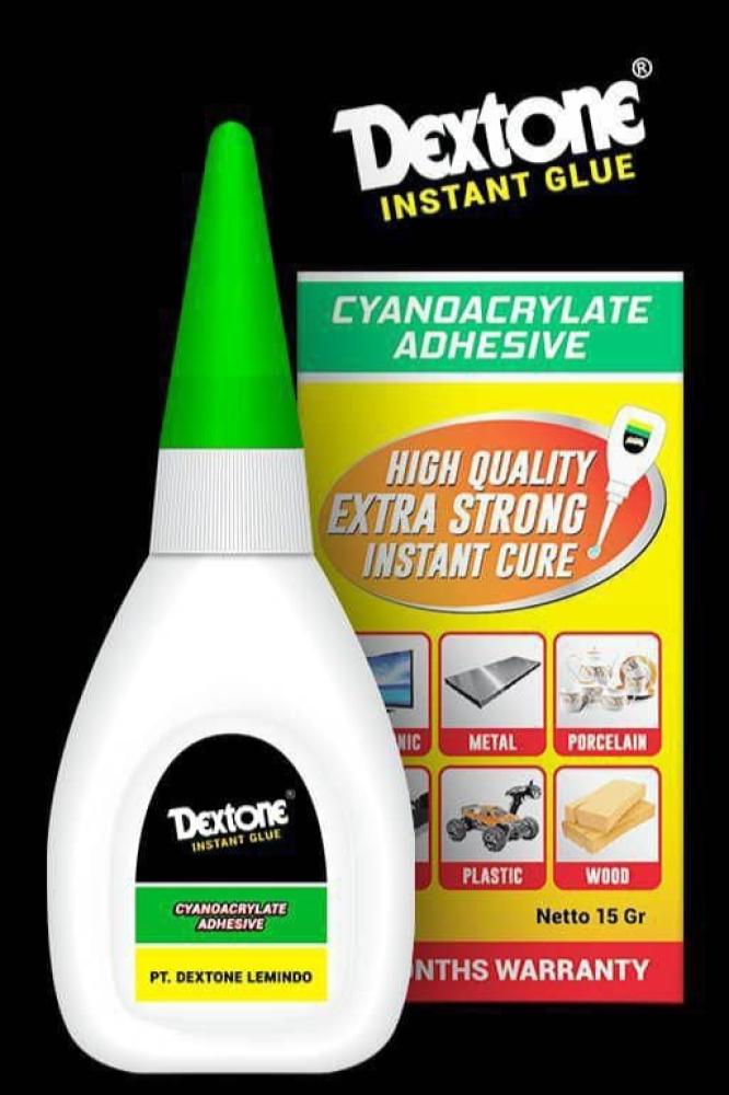 غراء دكستون الفوري 6 ثواني (Dextone Instant Glue) عدد 6 حبات