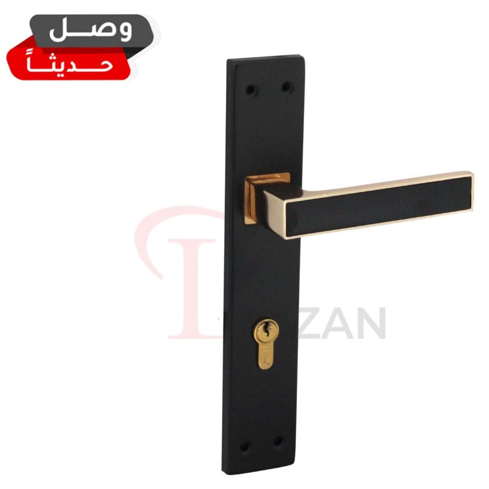 يد باب طويل ابليت اسود ذهبي
