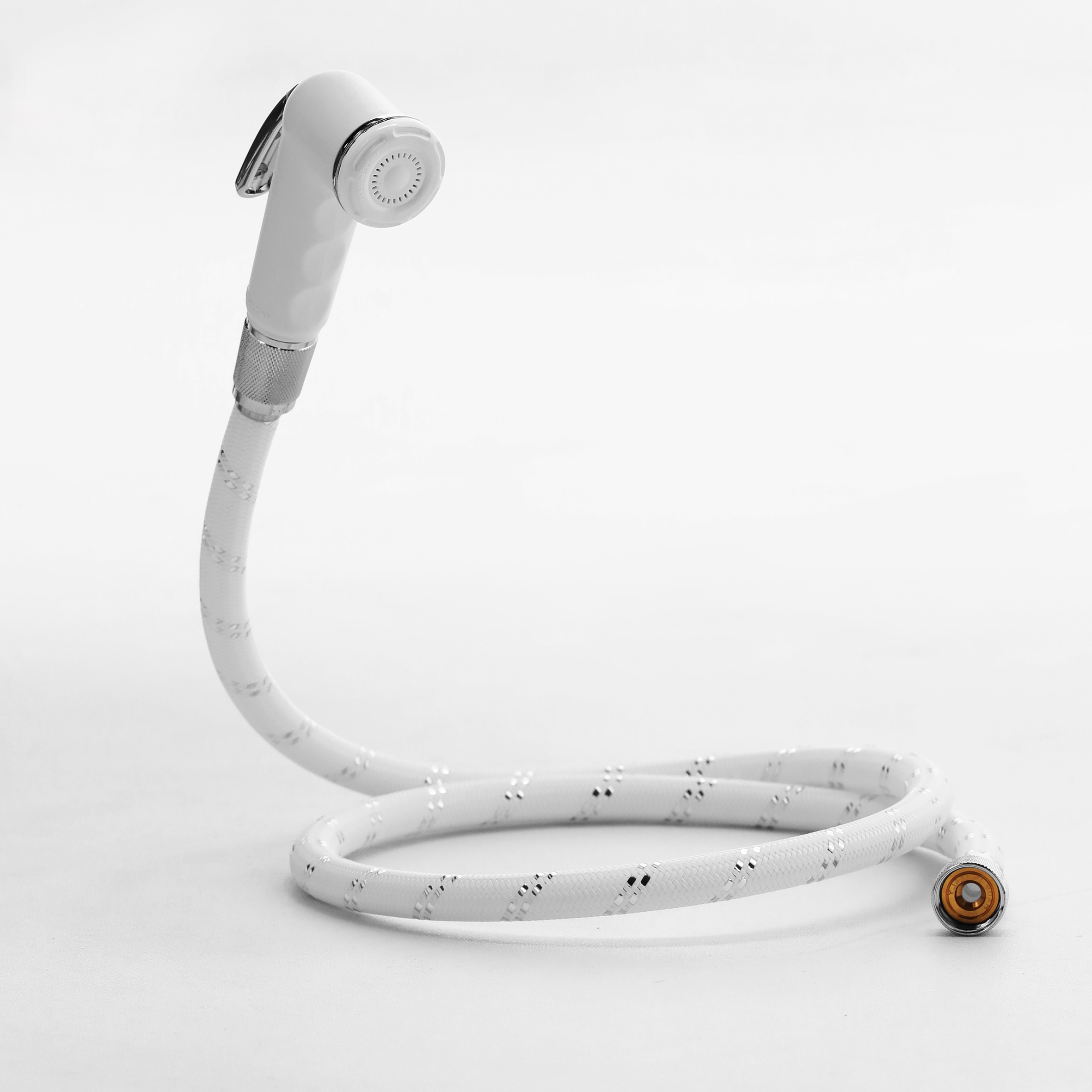 Toilet hand spray shattaf with hose and hook