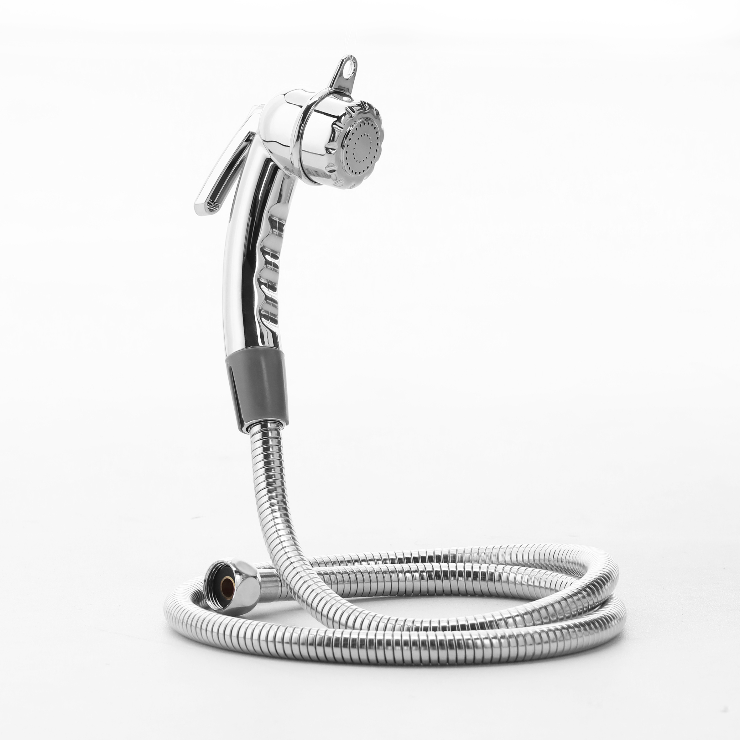 Toilet hand spray shattaf with hose and hook