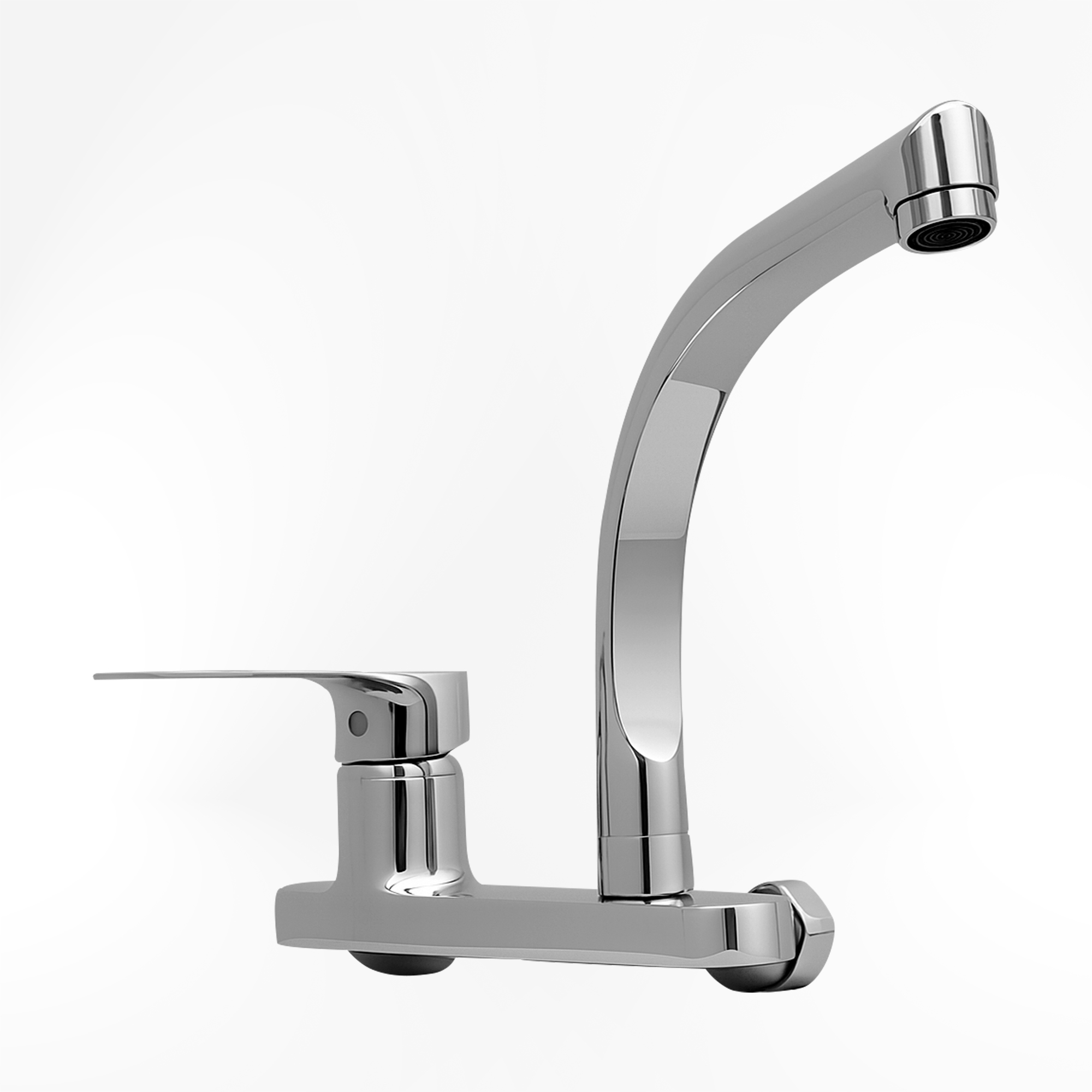 wall-mounted sink mixer tap Chrome MB-1