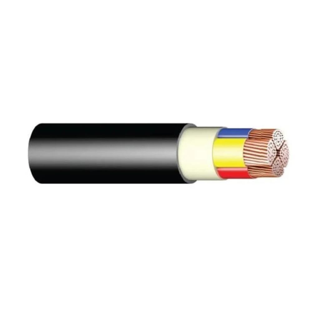 كيبل منخفض الجهد نحاس XLPE/PVC من مسك - مقاس 4×25 بالمتر - 600/1000 فولت - اسود