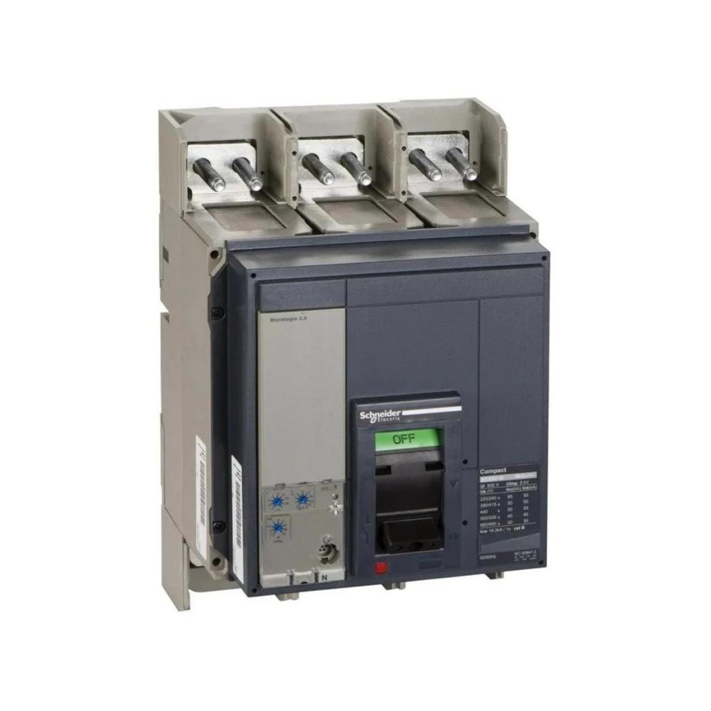 قاطع رئيسي ثلاثي القطب - 1 بول - 800 امبير - ComPact NS800N 33466, Micrologic 2.0 2.0 - من شنايدر