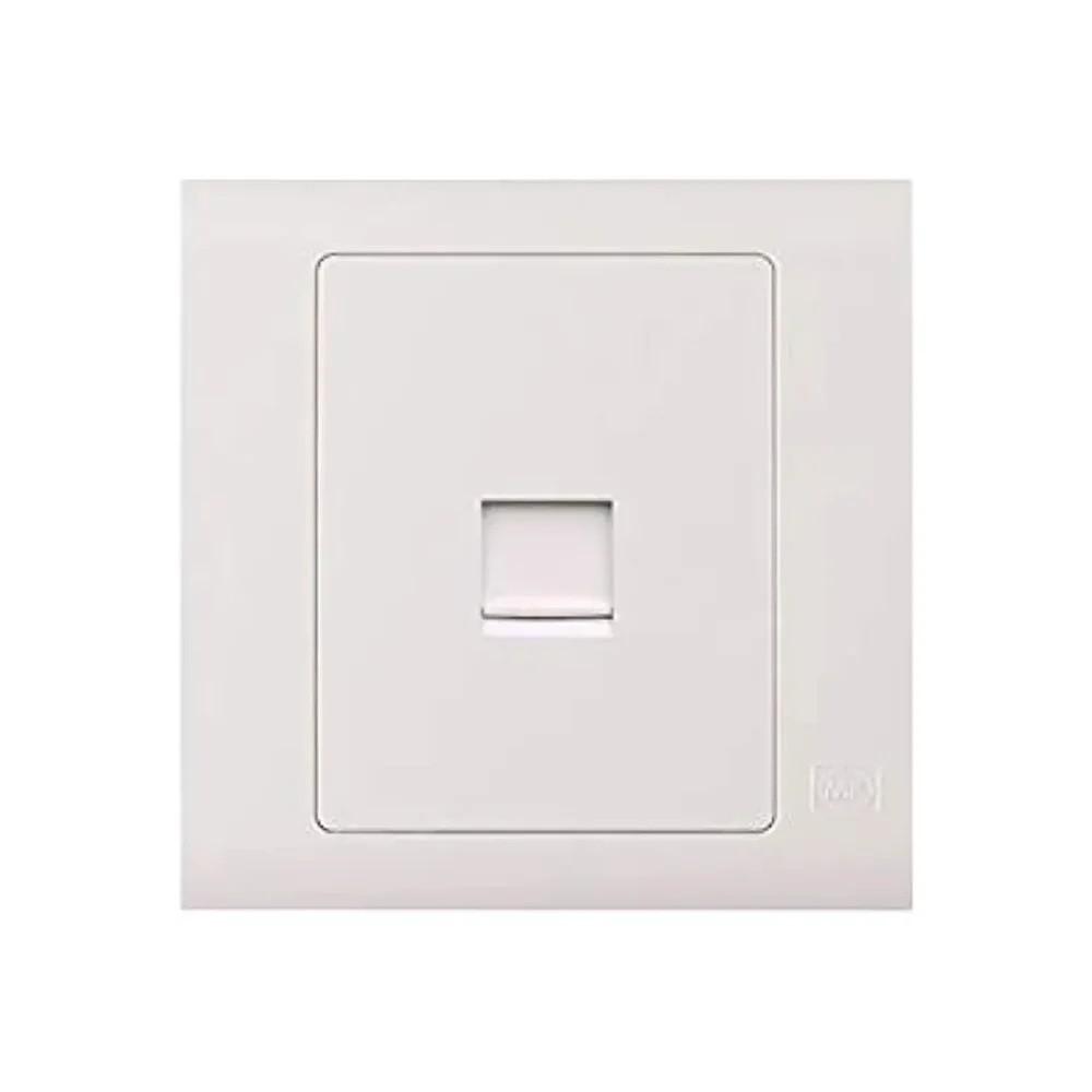 فيش كمبيوتر 1G/RJ45/CAT6 من ام كى - أبيض - MV428WHI