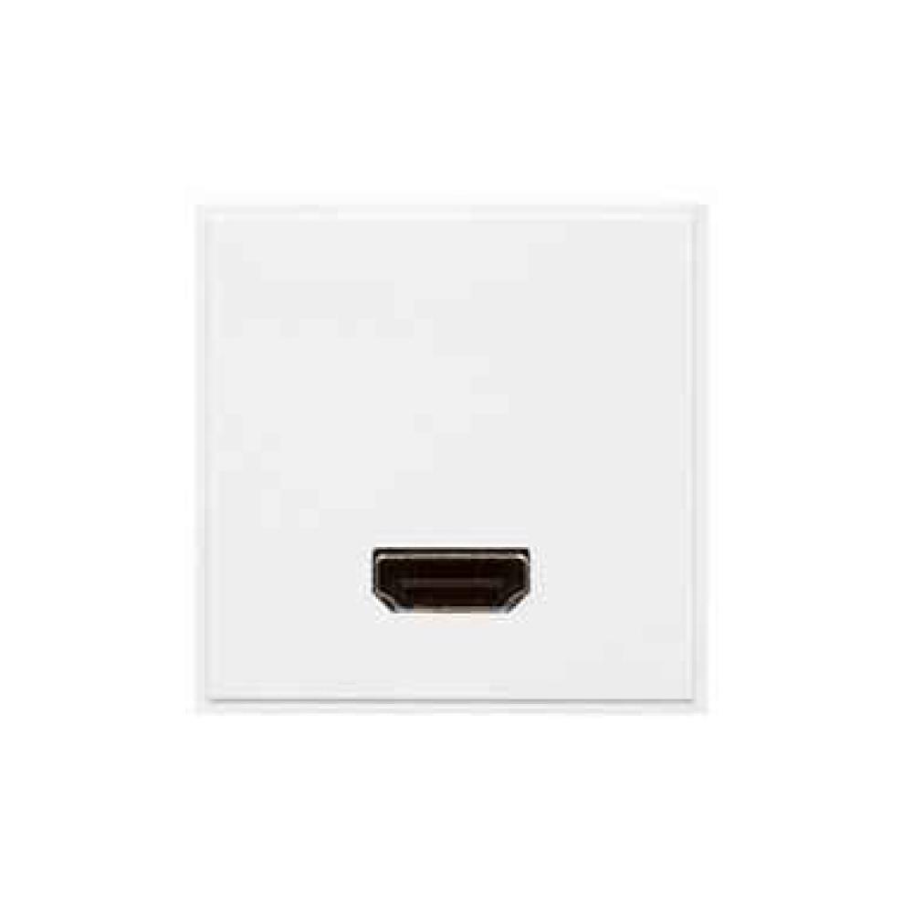 مدخل HDMI أنثى من ام كى - أبيض - K5807WHI