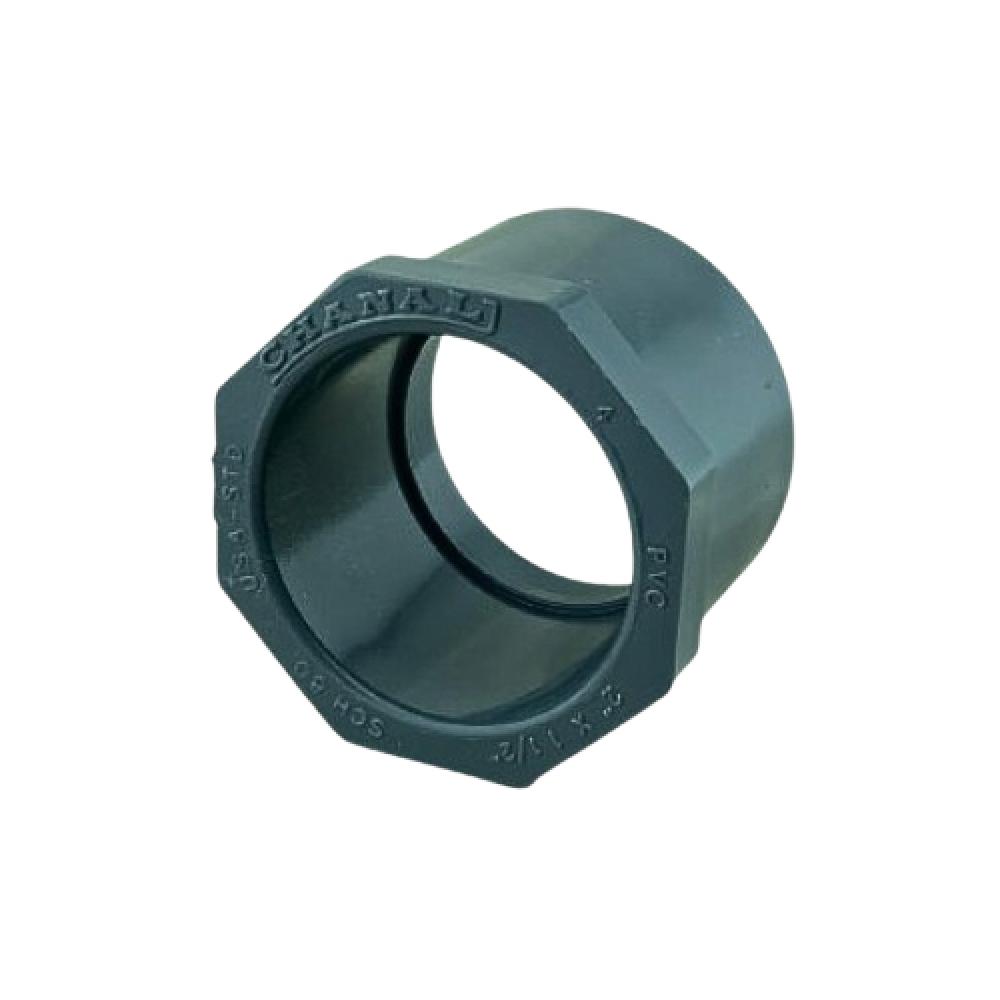 نقاص PVC حار من شانل ، 2x1.1/2 بوصة - ضغط 80 - رمادى